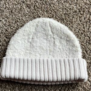 Lululemon Cozy White Knit Beanie